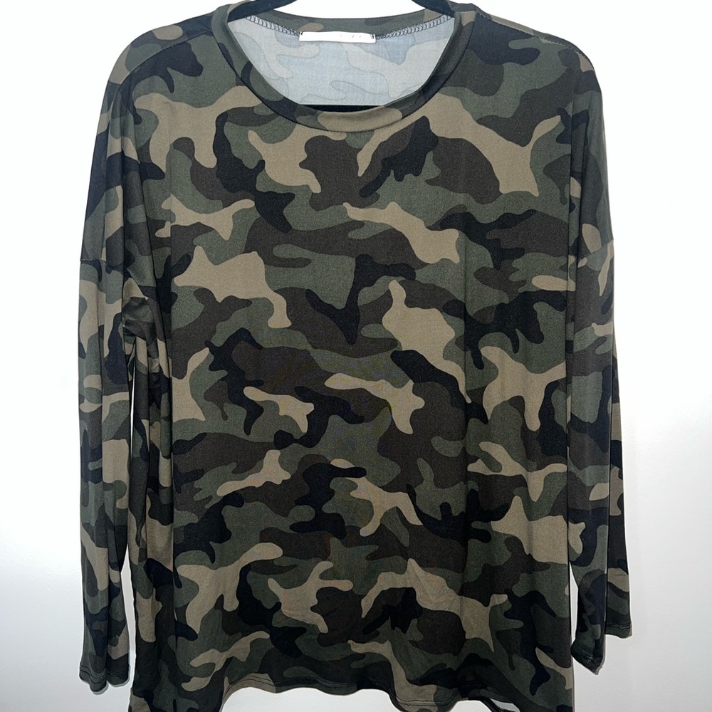 Camo Long Sleeve Shirt